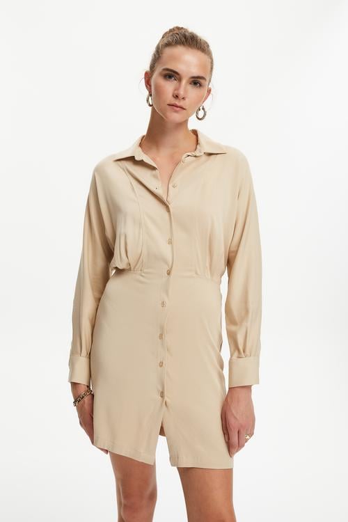 MİNİ GÖMLEK ELBİSE