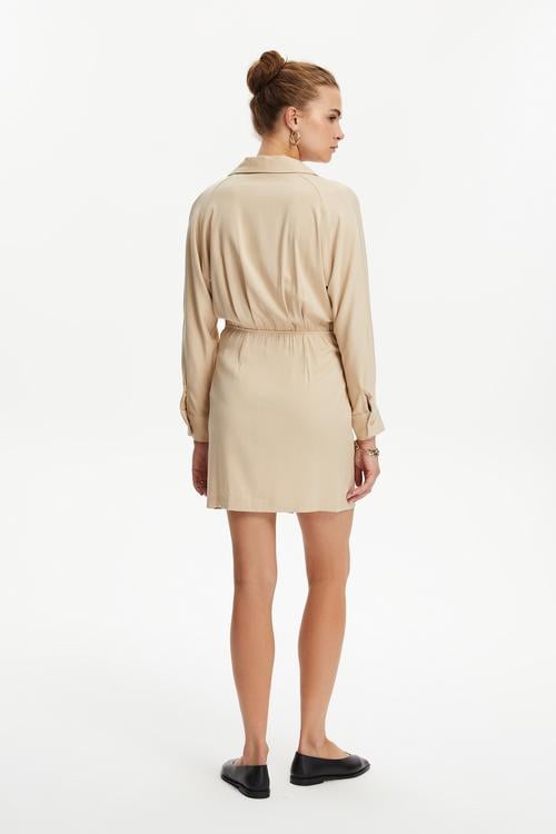 MİNİ GÖMLEK ELBİSE