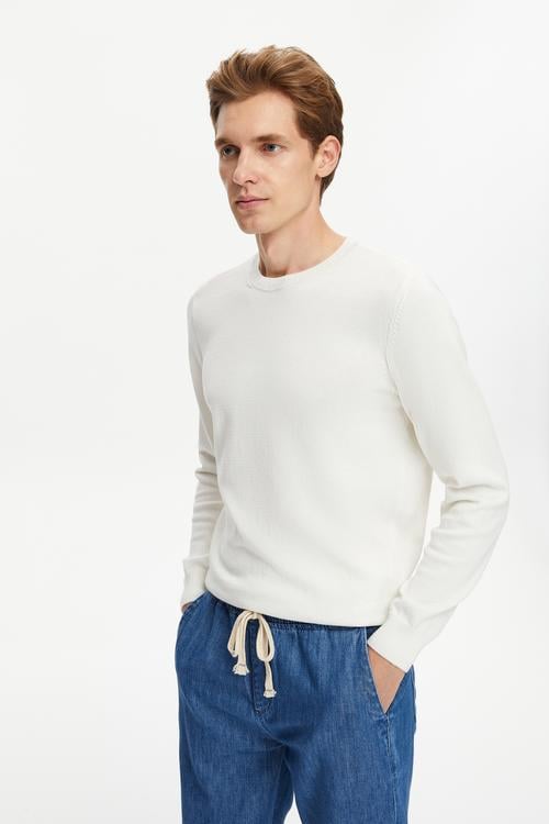  BİSİKLET YAKA TRİKO KAZAK