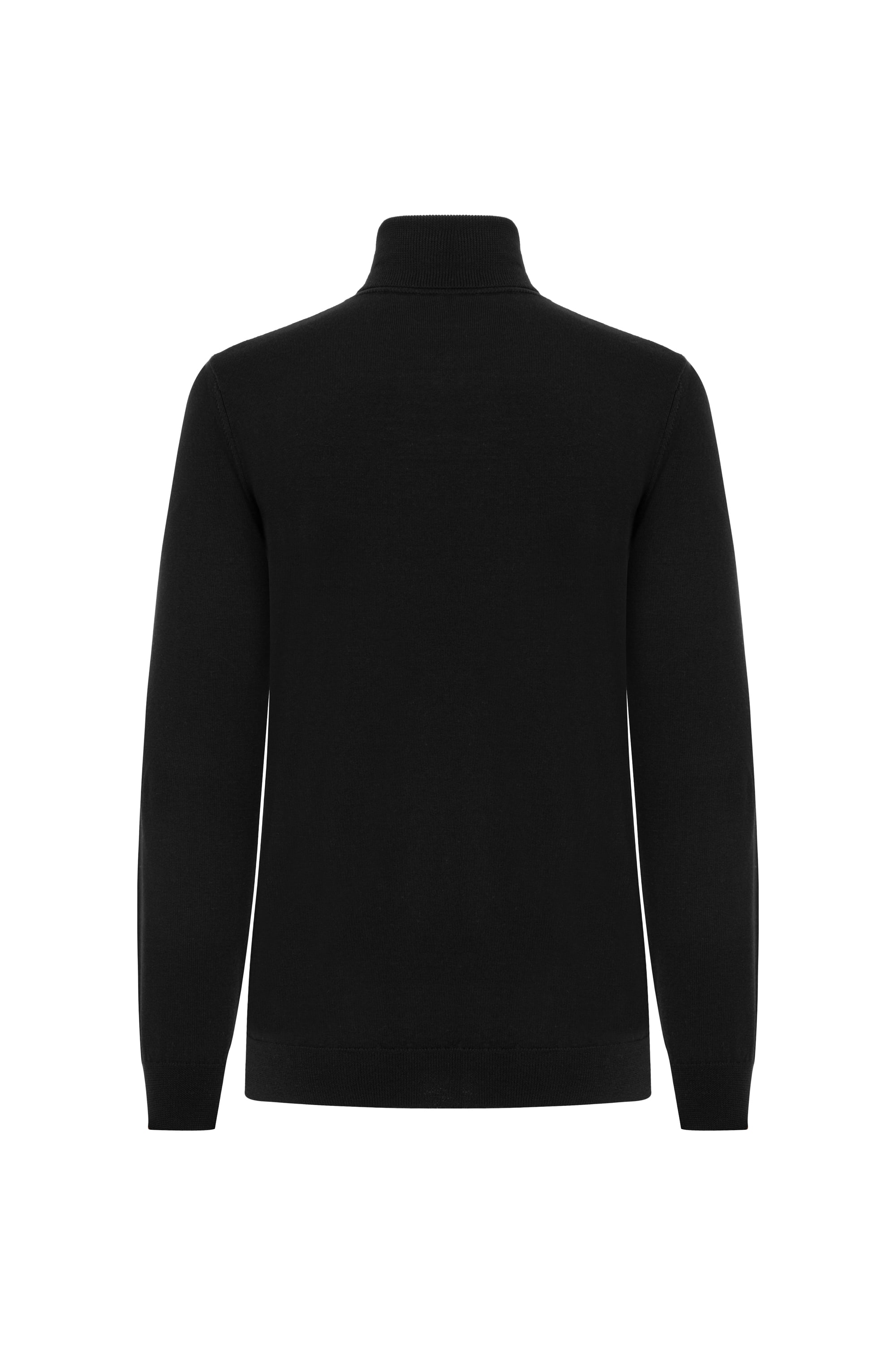 BALIKÇI YAKA MERİNO YÜN KAZAK