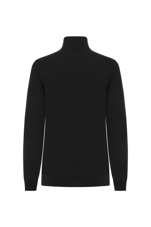  BALIKÇI YAKA MERİNO YÜN KAZAK