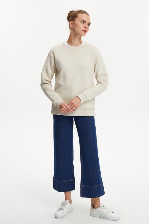  BİSİKLET YAKA SWEATSHIRT