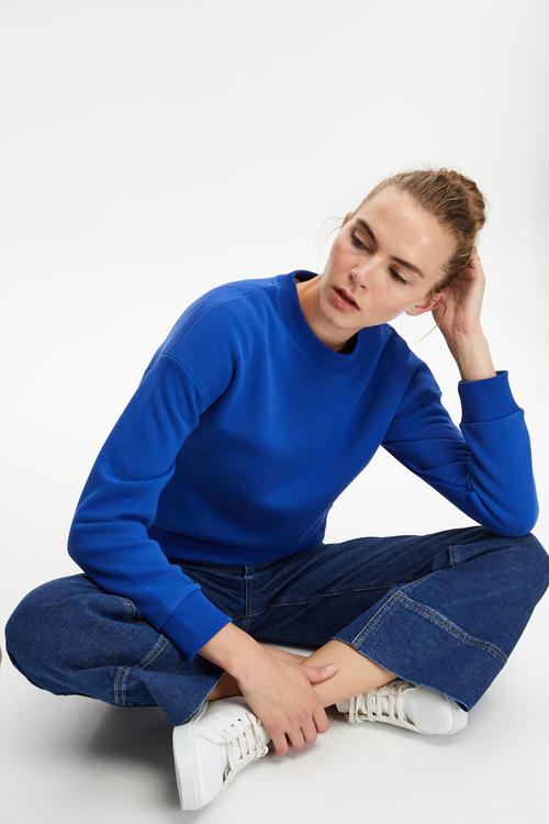  BİSİKLET YAKA SWEATSHIRT