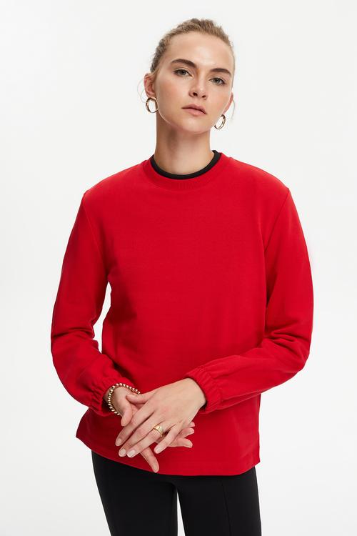  BİSİKLET YAKA SWEATSHIRT