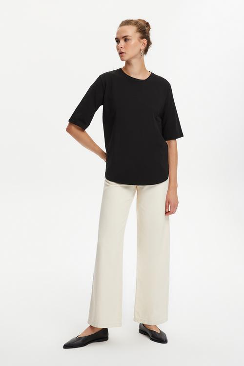  BİSİKLET YAKA KISA KOLLU T-SHIRT