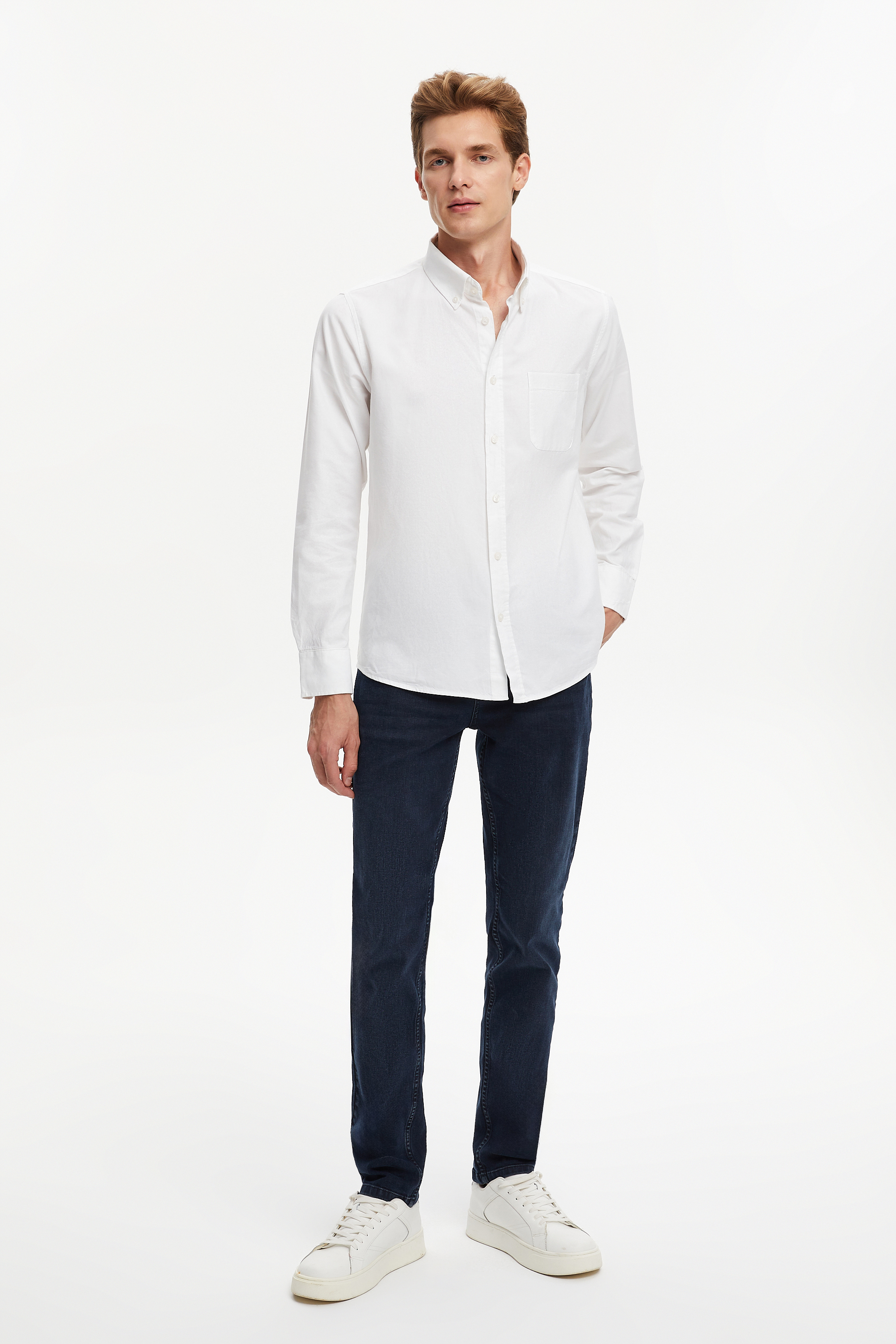 SLIM FIT OXFORD GÖMLEK