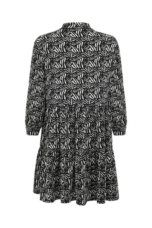  DESENLİ MİNİ KLOŞ ELBİSE