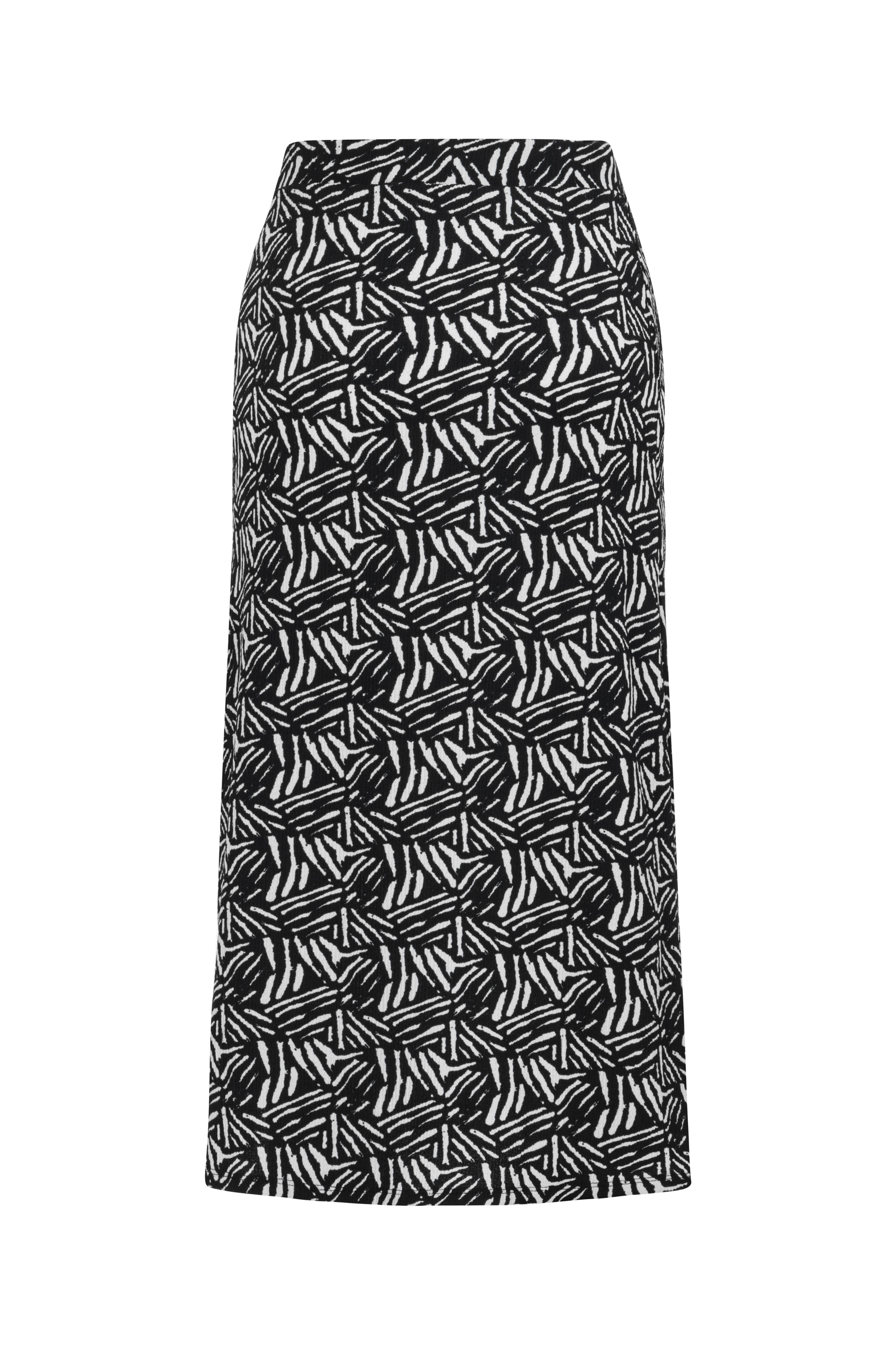 DESENLİ A FORM MİDİ ETEK