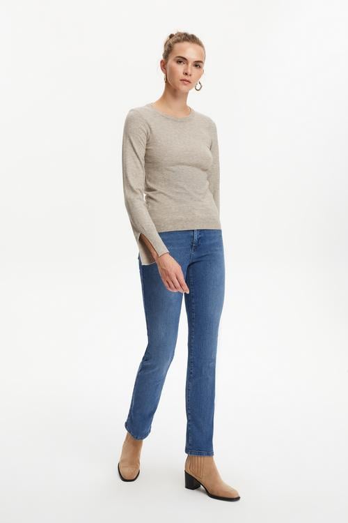  BİSİKLET YAKA TRİKO KAZAK