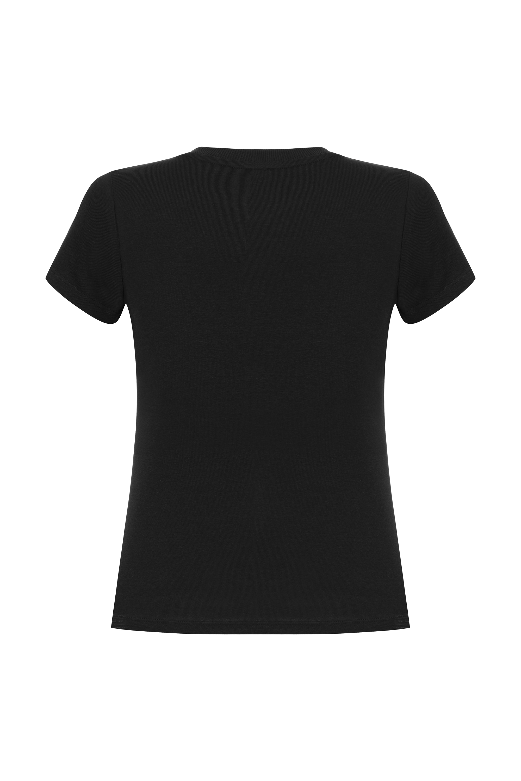 BİSİKLET YAKA KISA KOLLU T-SHIRT