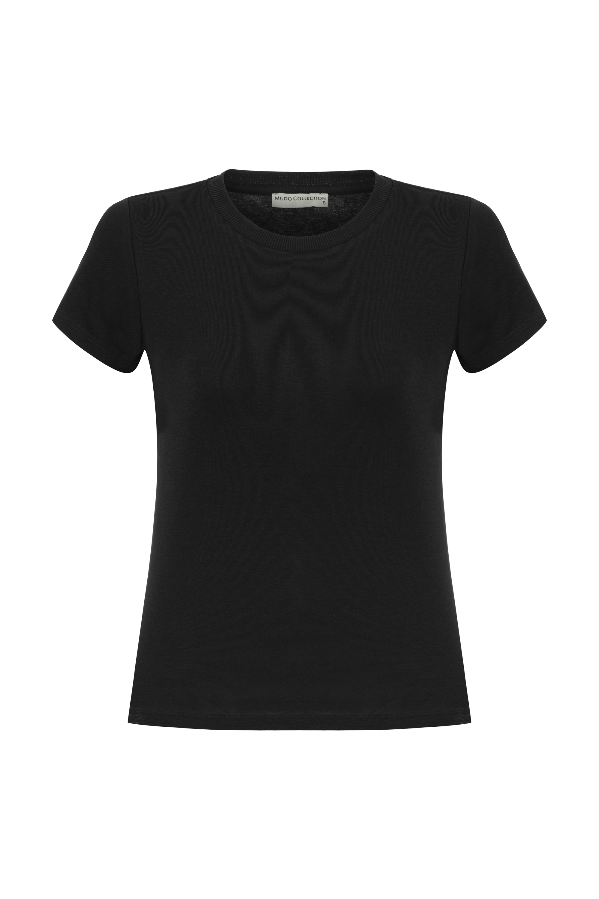 BİSİKLET YAKA KISA KOLLU T-SHIRT