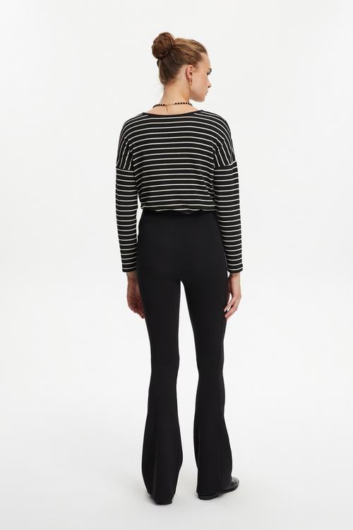  FLARE KESİM ÖRME PANTOLON