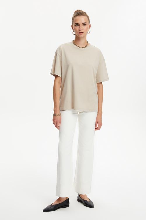  BİSİKLET YAKA KISA KOLLU T-SHIRT