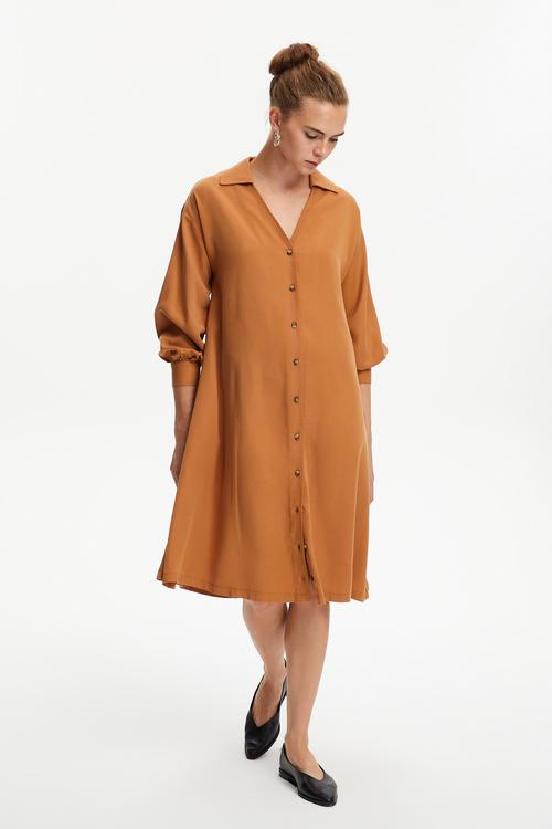  LİYOSEL MİDİ GÖMLEK ELBİSE