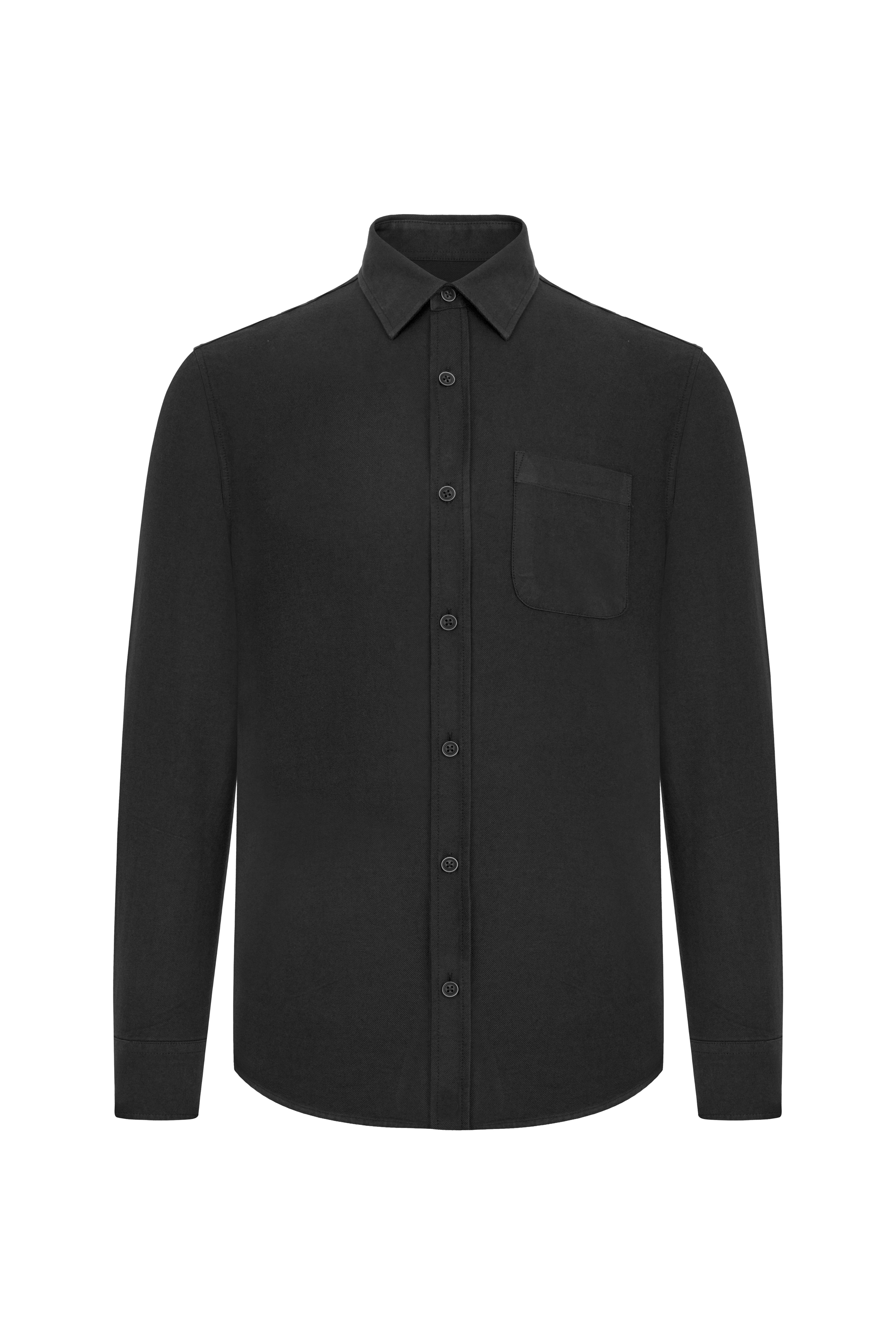 VİSKOZ KARIŞIMLI REGULAR FIT GÖMLEK