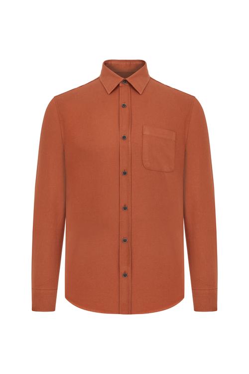  VİSKOZ KARIŞIMLI REGULAR FIT GÖMLEK