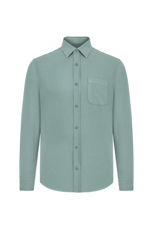  VİSKOZ KARIŞIMLI REGULAR FIT GÖMLEK