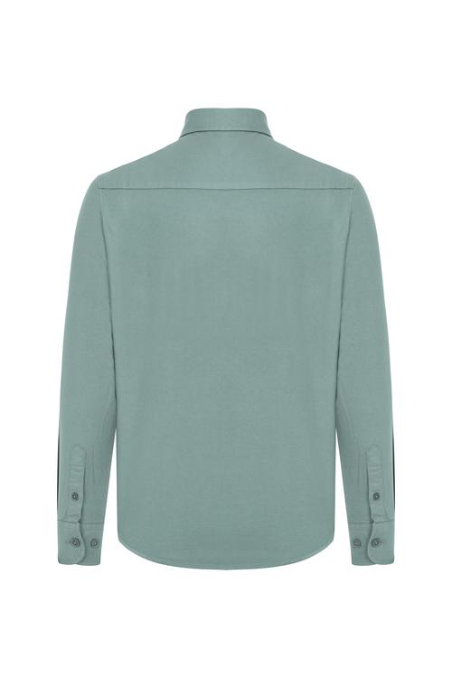  VİSKOZ KARIŞIMLI REGULAR FIT GÖMLEK