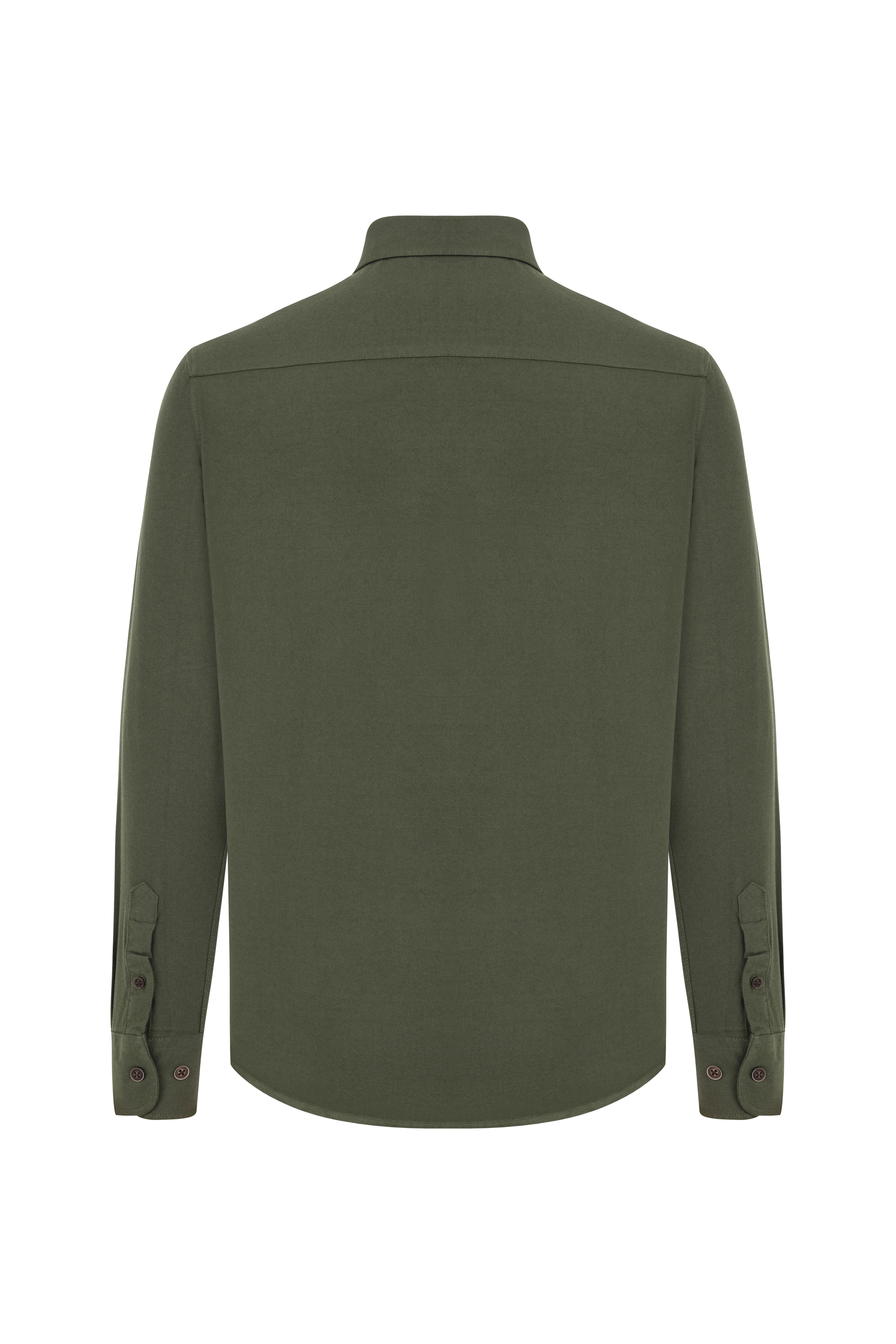 VİSKOZ KARIŞIMLI REGULAR FIT GÖMLEK