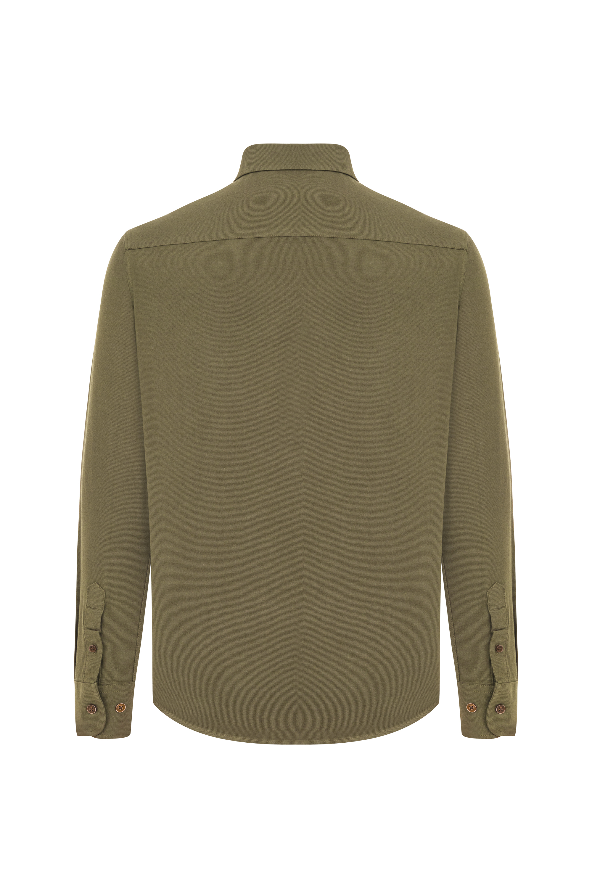 VİSKOZ KARIŞIMLI REGULAR FIT GÖMLEK