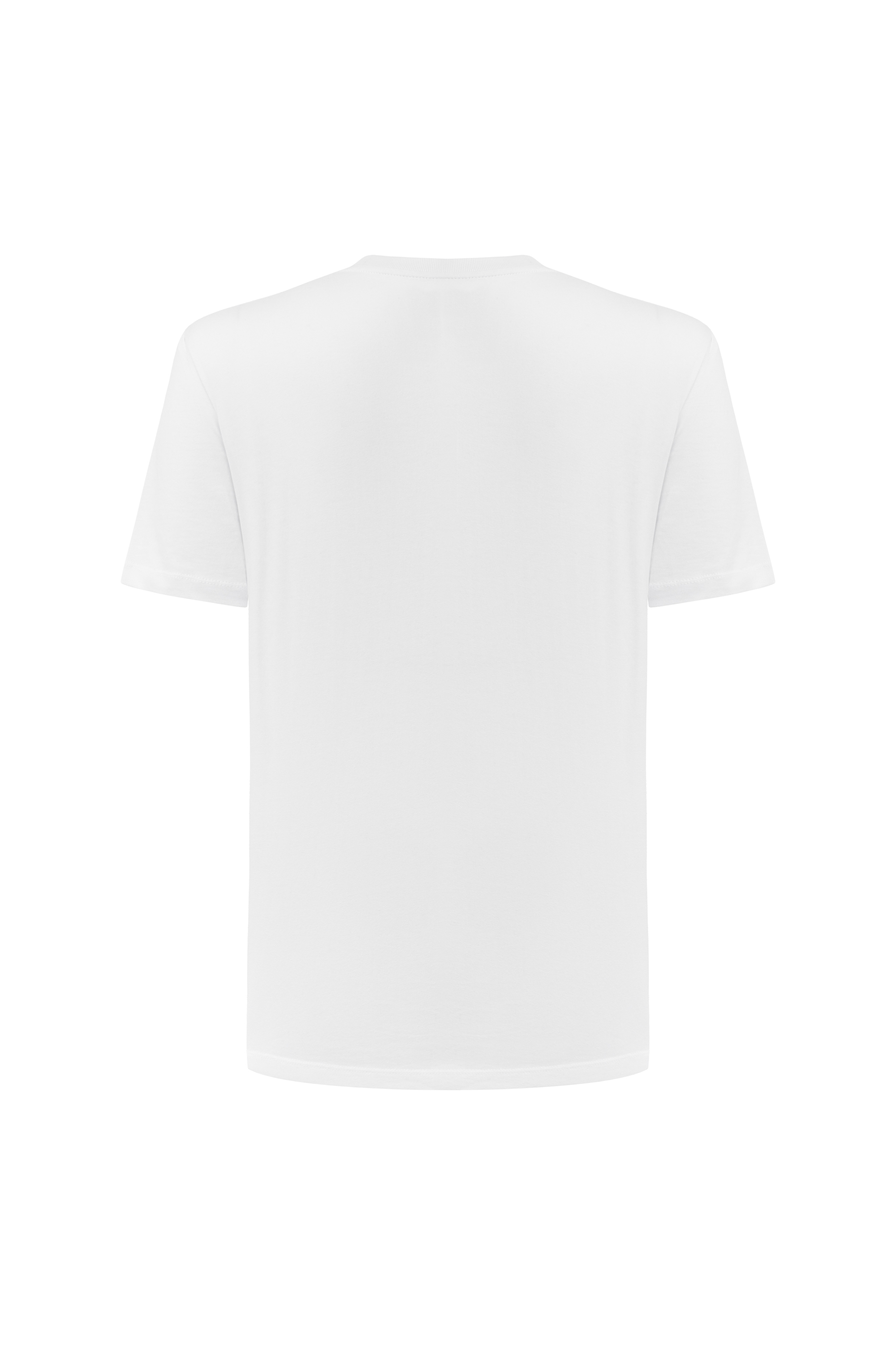 BİSİKLET YAKA KISA KOLLU T-SHIRT