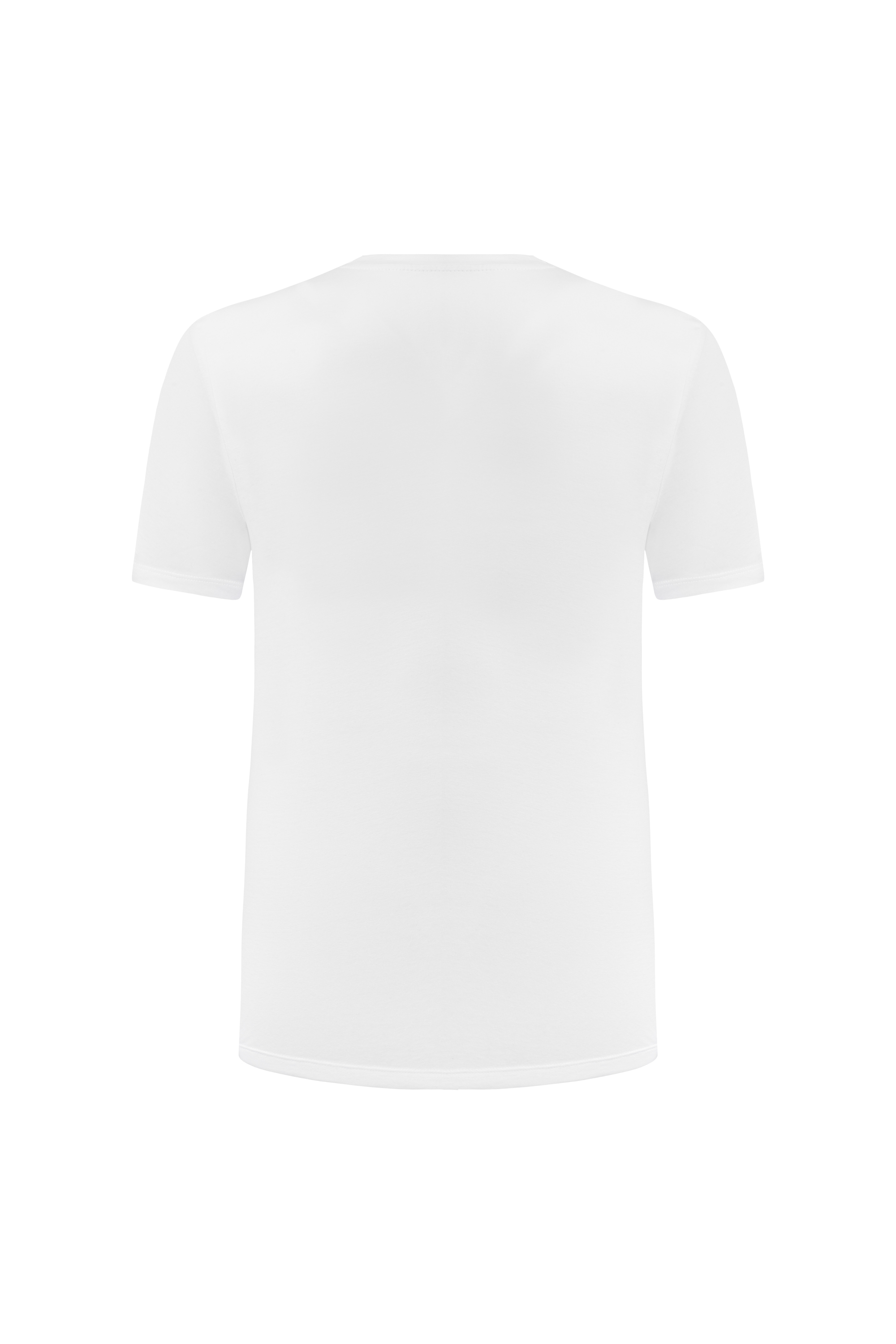 BİSİKLET YAKA KISA KOLLU T-SHIRT