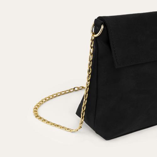  ZİNCİR ASKILI SUNİ SÜET OMUZ ÇANTASI