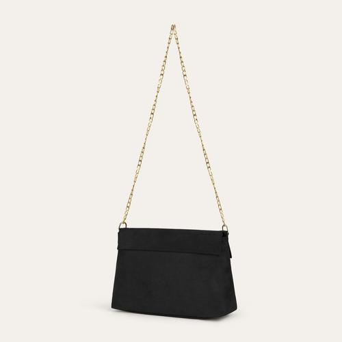  ZİNCİR ASKILI SUNİ SÜET OMUZ ÇANTASI