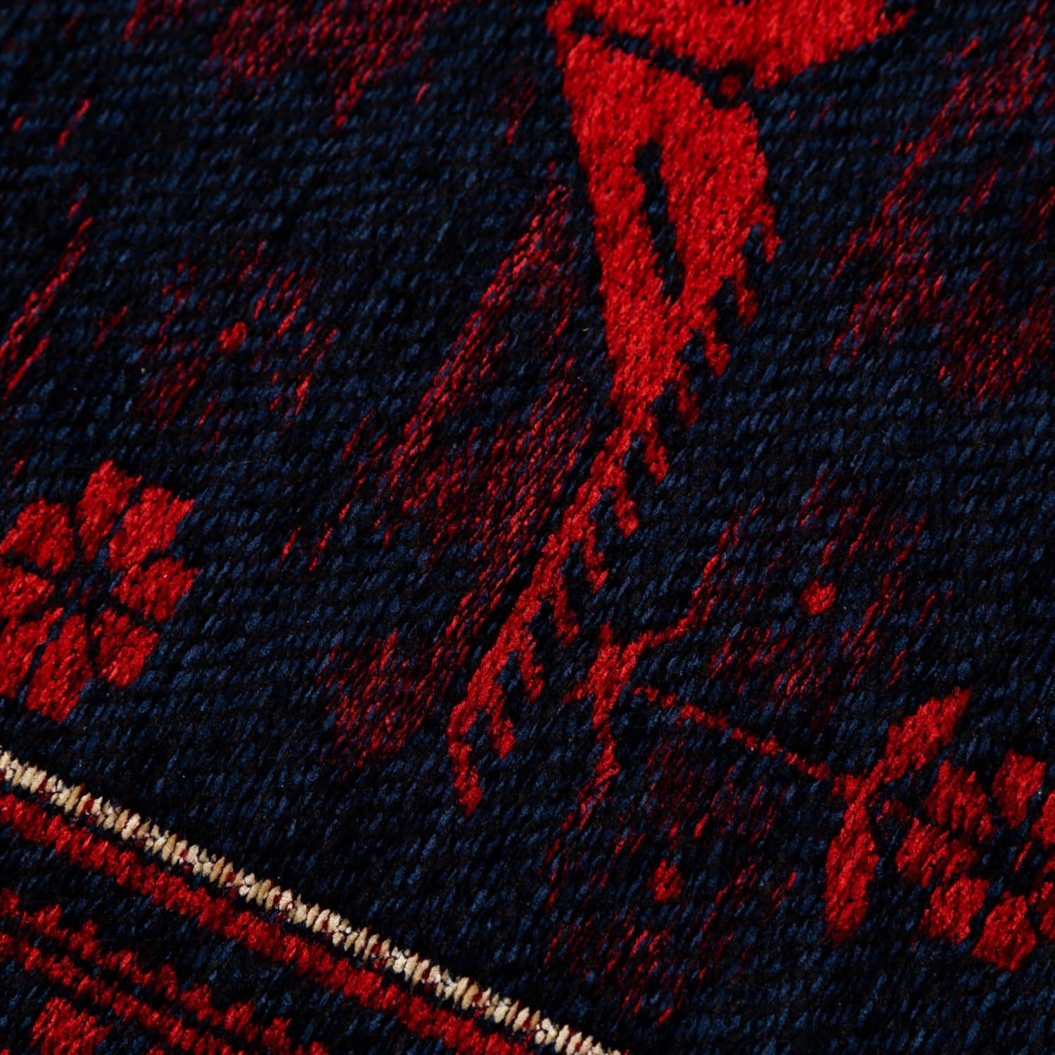 JINA KİLİM KIRMIZI LACİVERT 80X150