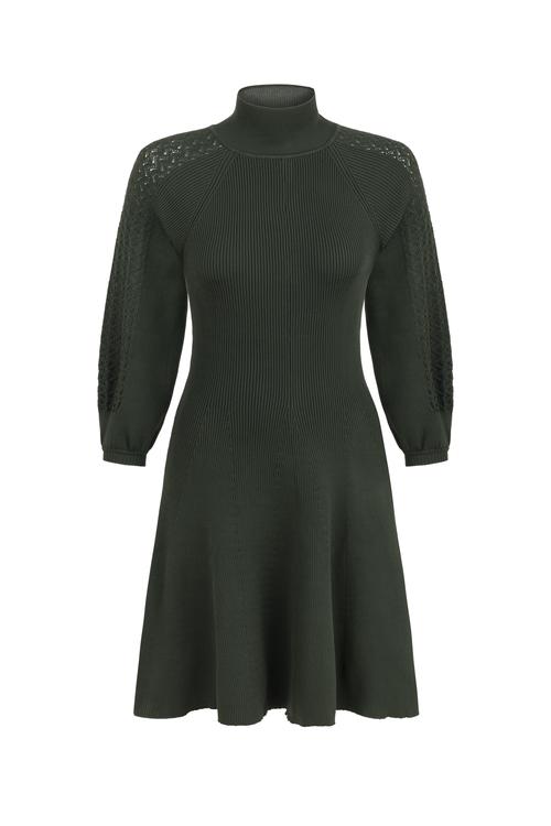  MİNİ KLOŞ TRİKO ELBİSE