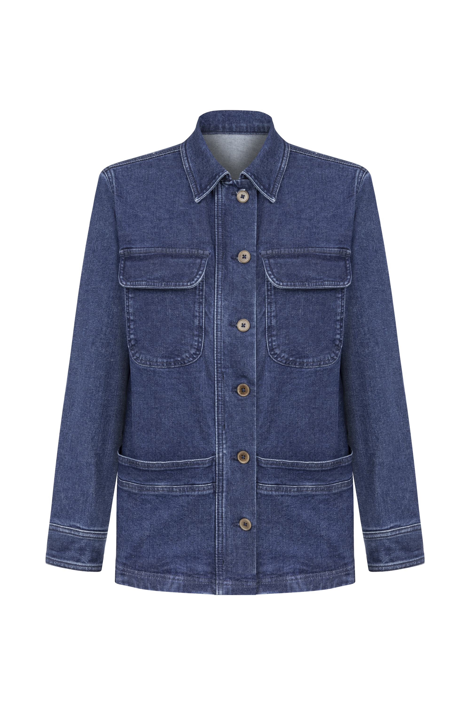 CEP DETAYLI JEAN CEKET