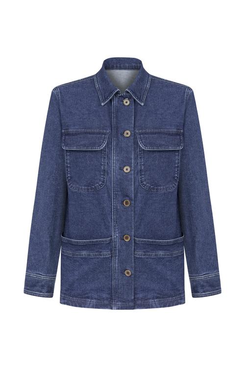  CEP DETAYLI JEAN CEKET