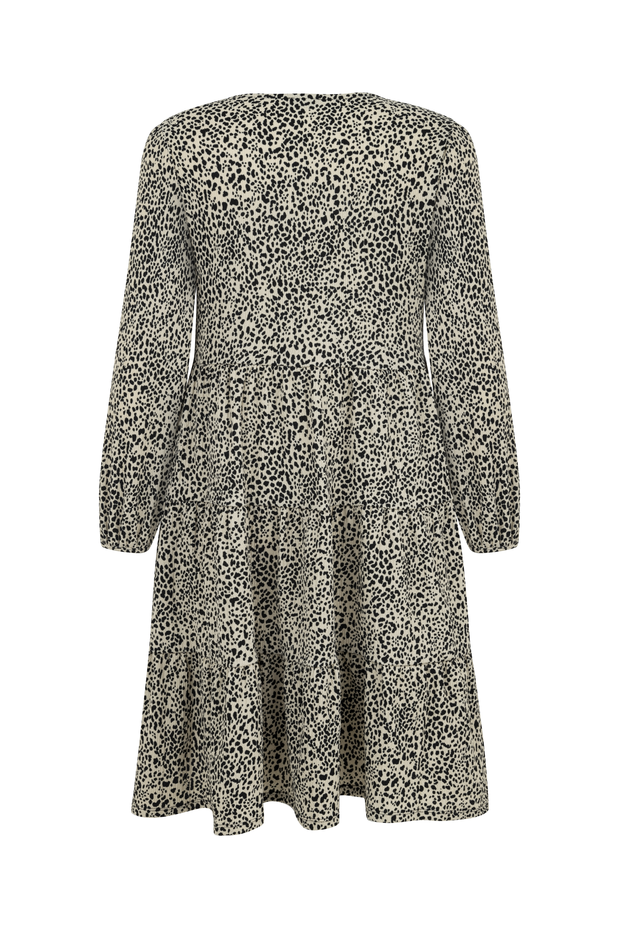 DESENLİ MİNİ KLOŞ ELBİSE