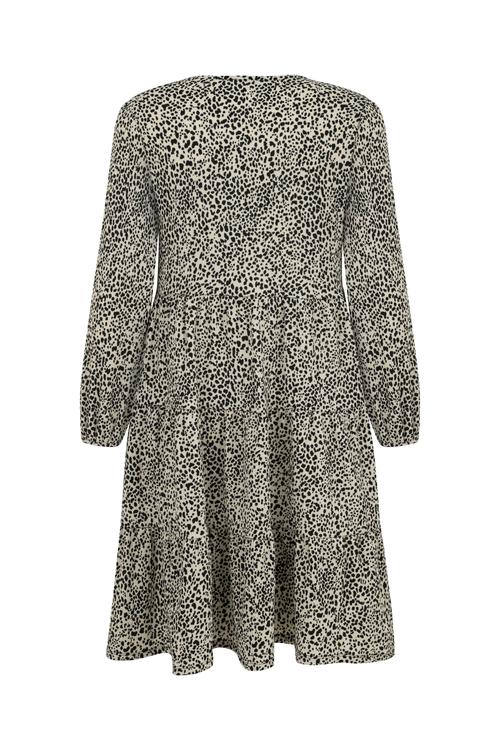  DESENLİ MİNİ KLOŞ ELBİSE