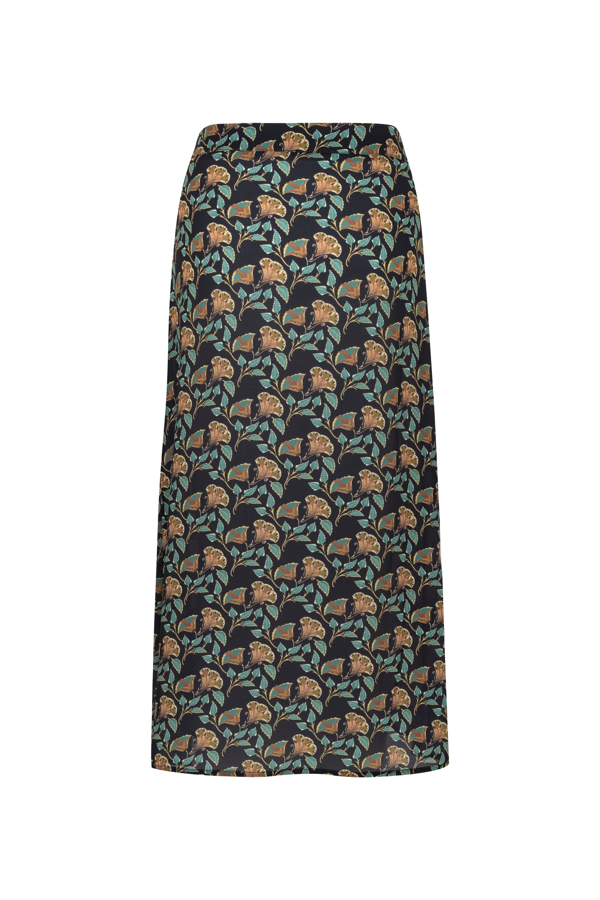 DESENLİ A FORM MİDİ ETEK