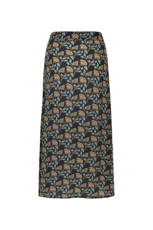  DESENLİ A FORM MİDİ ETEK