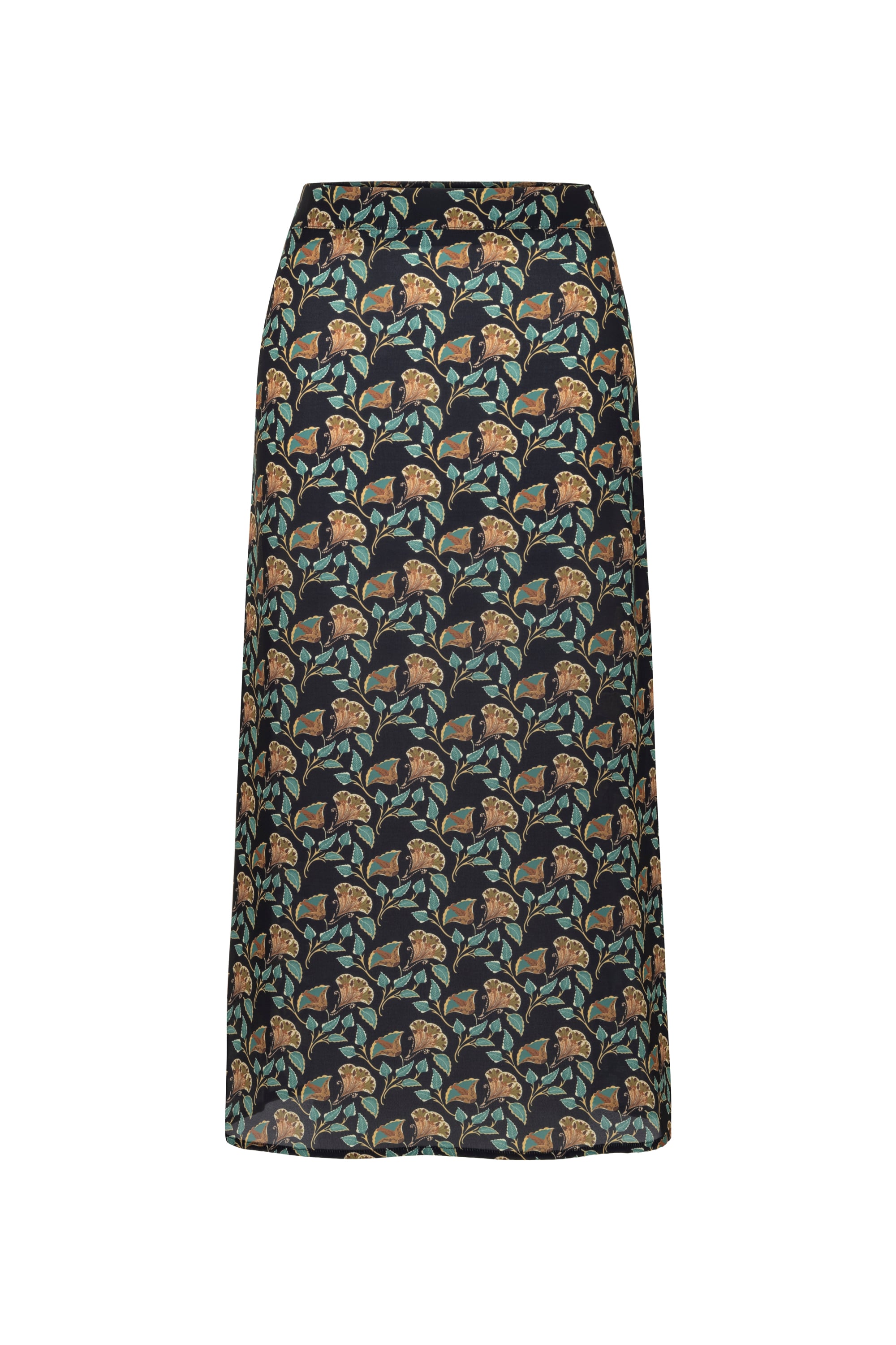 DESENLİ A FORM MİDİ ETEK