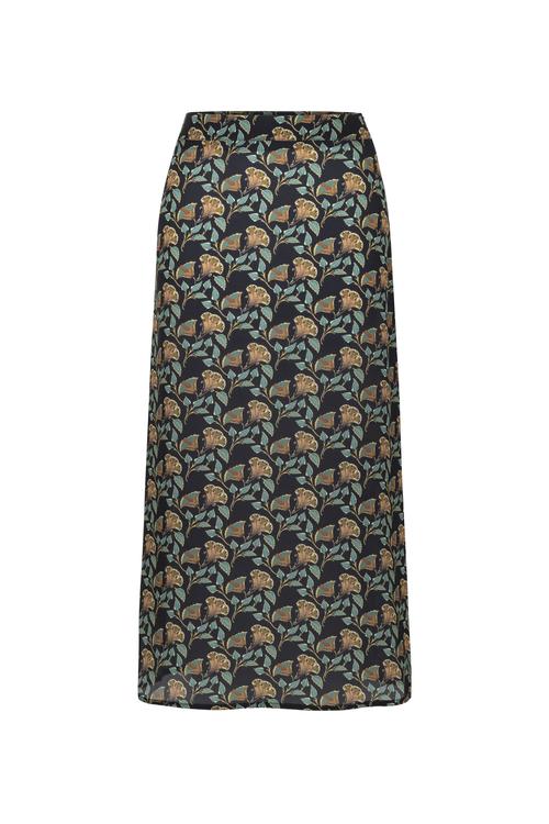  DESENLİ A FORM MİDİ ETEK