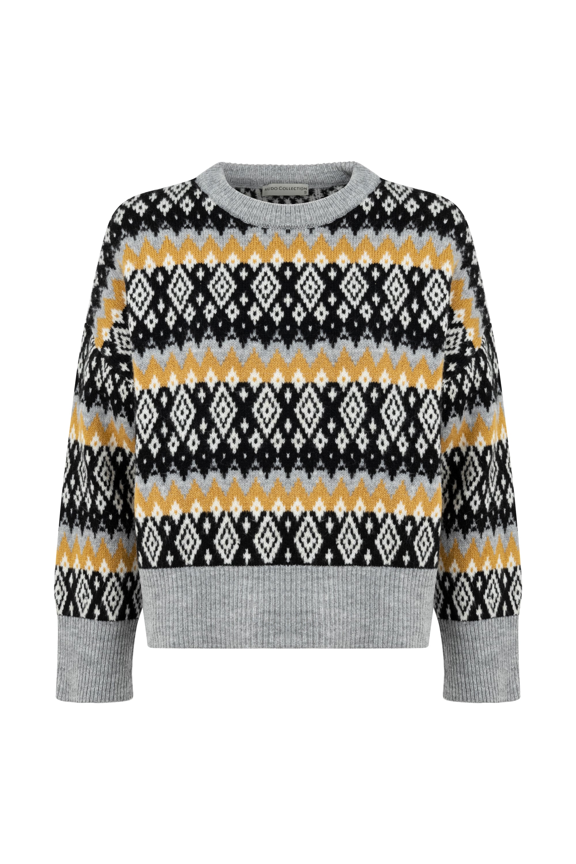 JAKARLI BİSİKLET YAKA TRİKO KAZAK