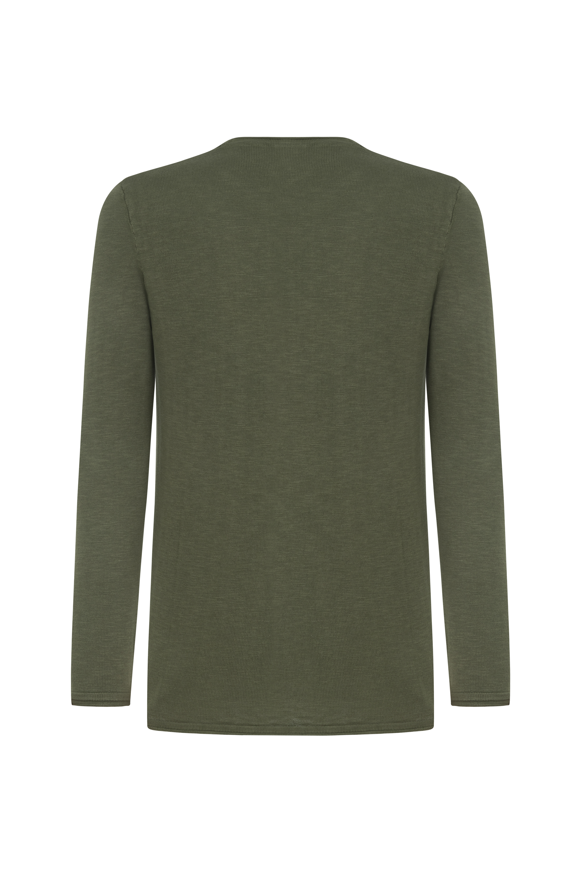 PAMUKLU BİSİKLET YAKA TRİKO KAZAK