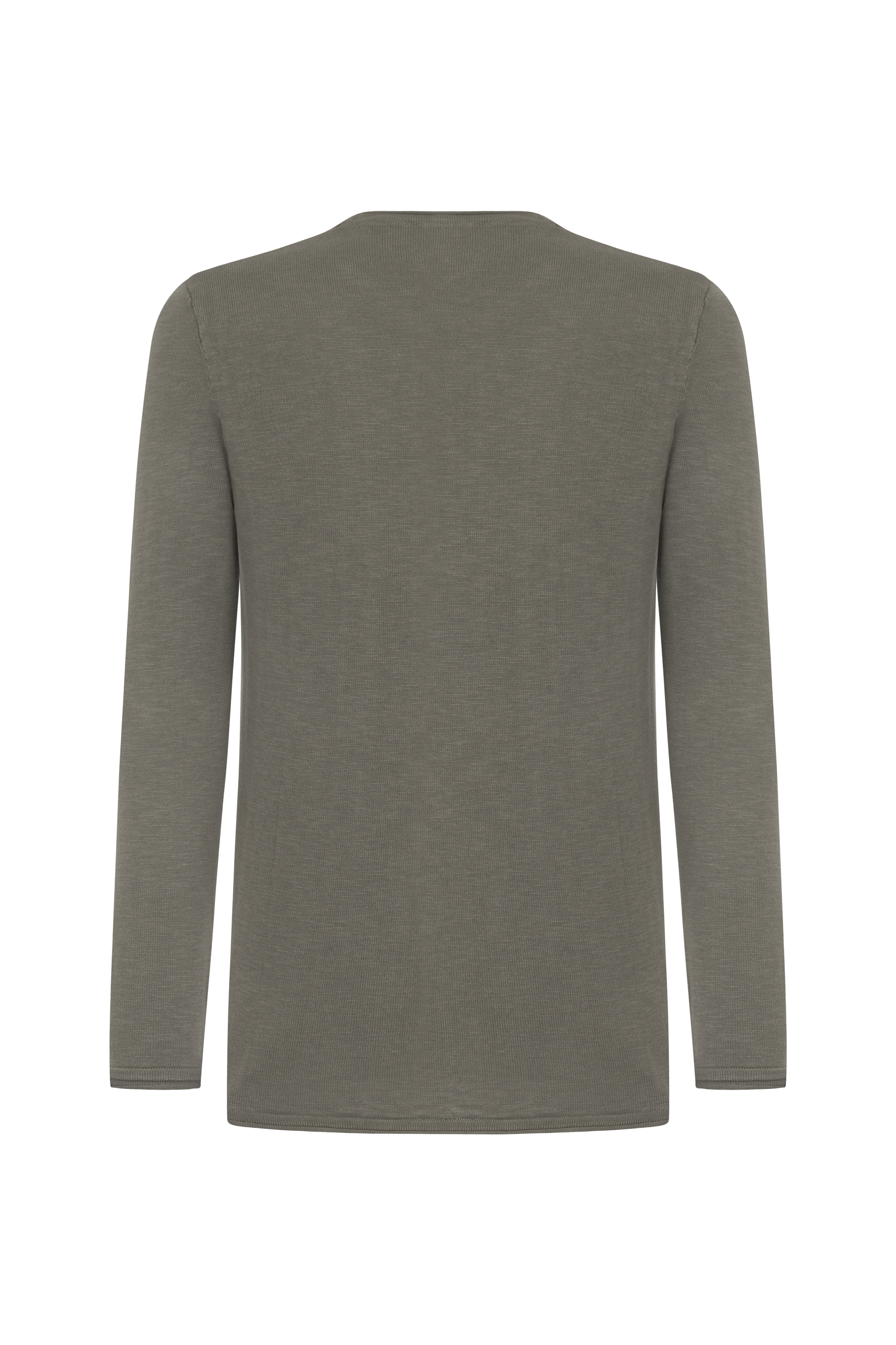 PAMUKLU BİSİKLET YAKA TRİKO KAZAK