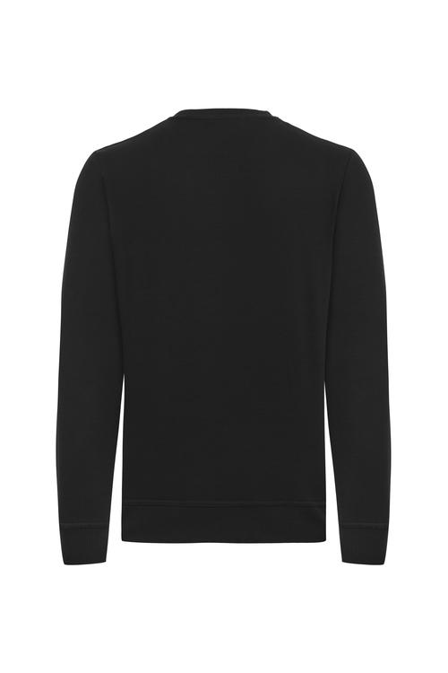  DOKULU BİSİKLET YAKA SWEATSHIRT