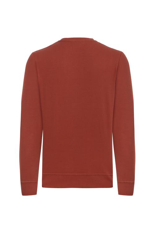  DOKULU BİSİKLET YAKA SWEATSHIRT