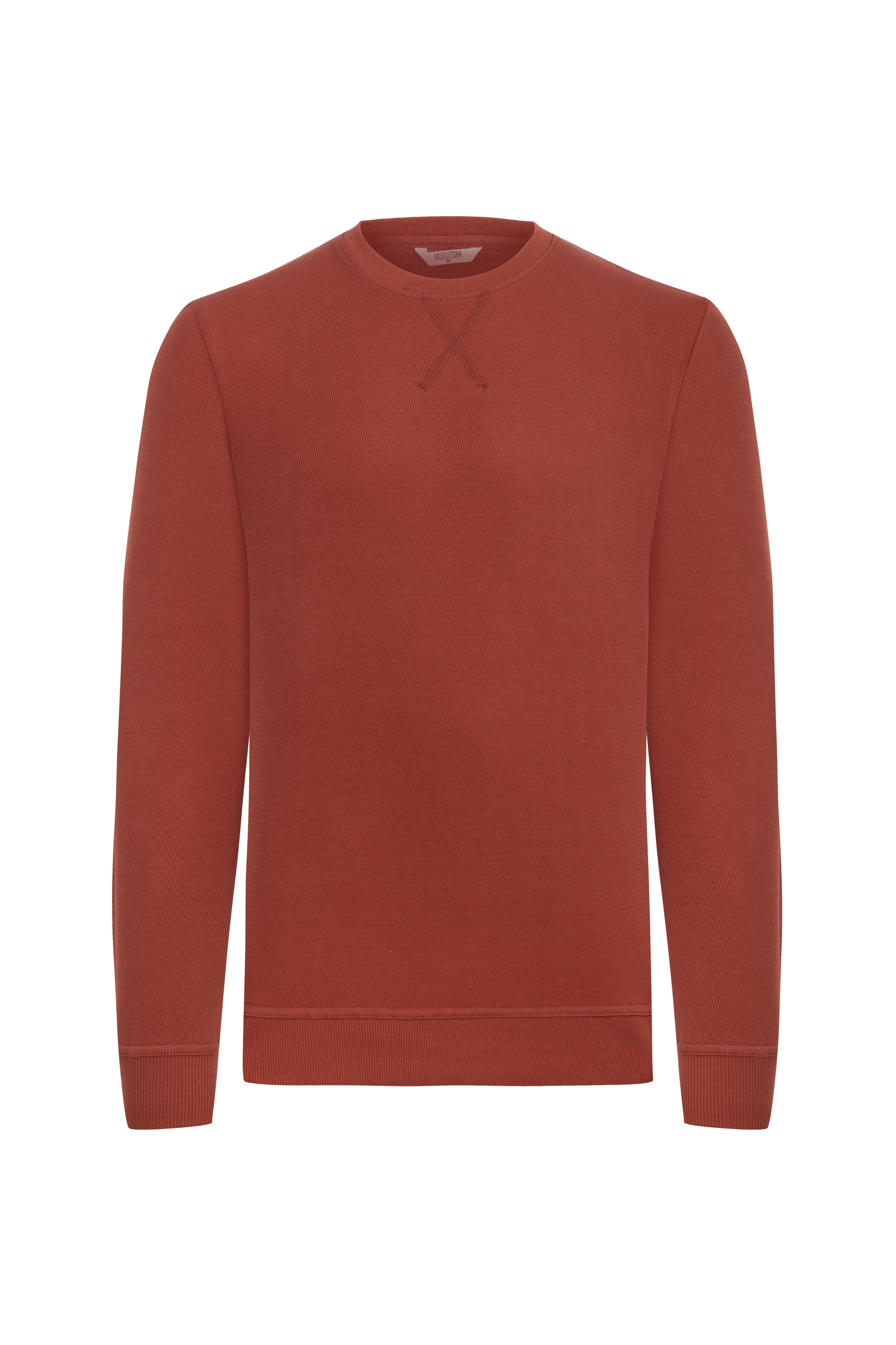 DOKULU BİSİKLET YAKA SWEATSHIRT