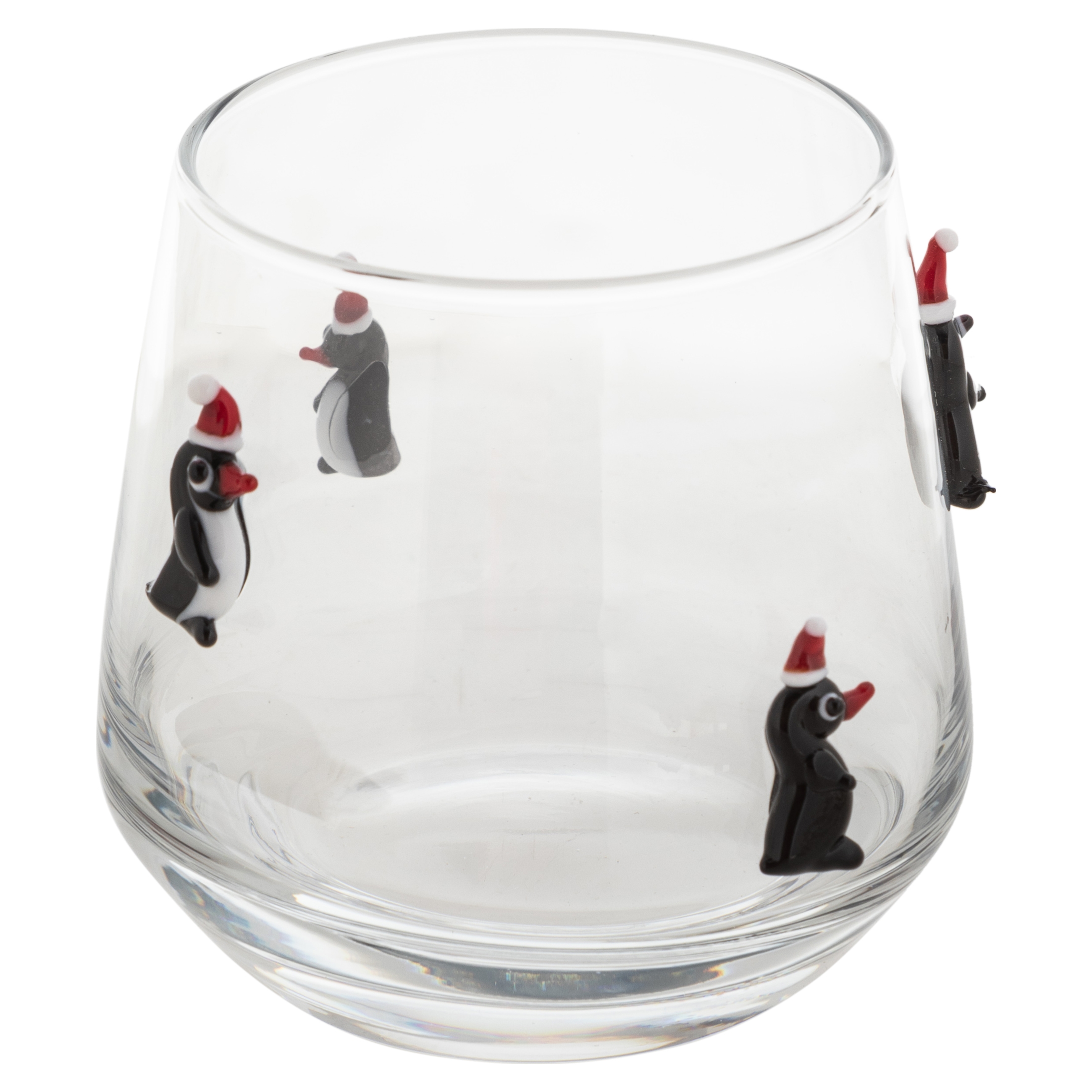 PENGUEN FİGÜRLÜ CAM BARDAK 205 ML