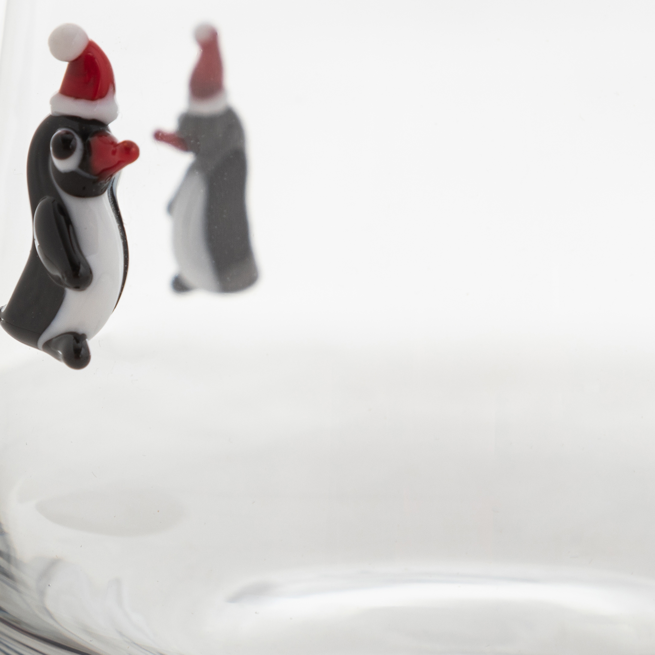 PENGUEN FİGÜRLÜ CAM BARDAK 205 ML