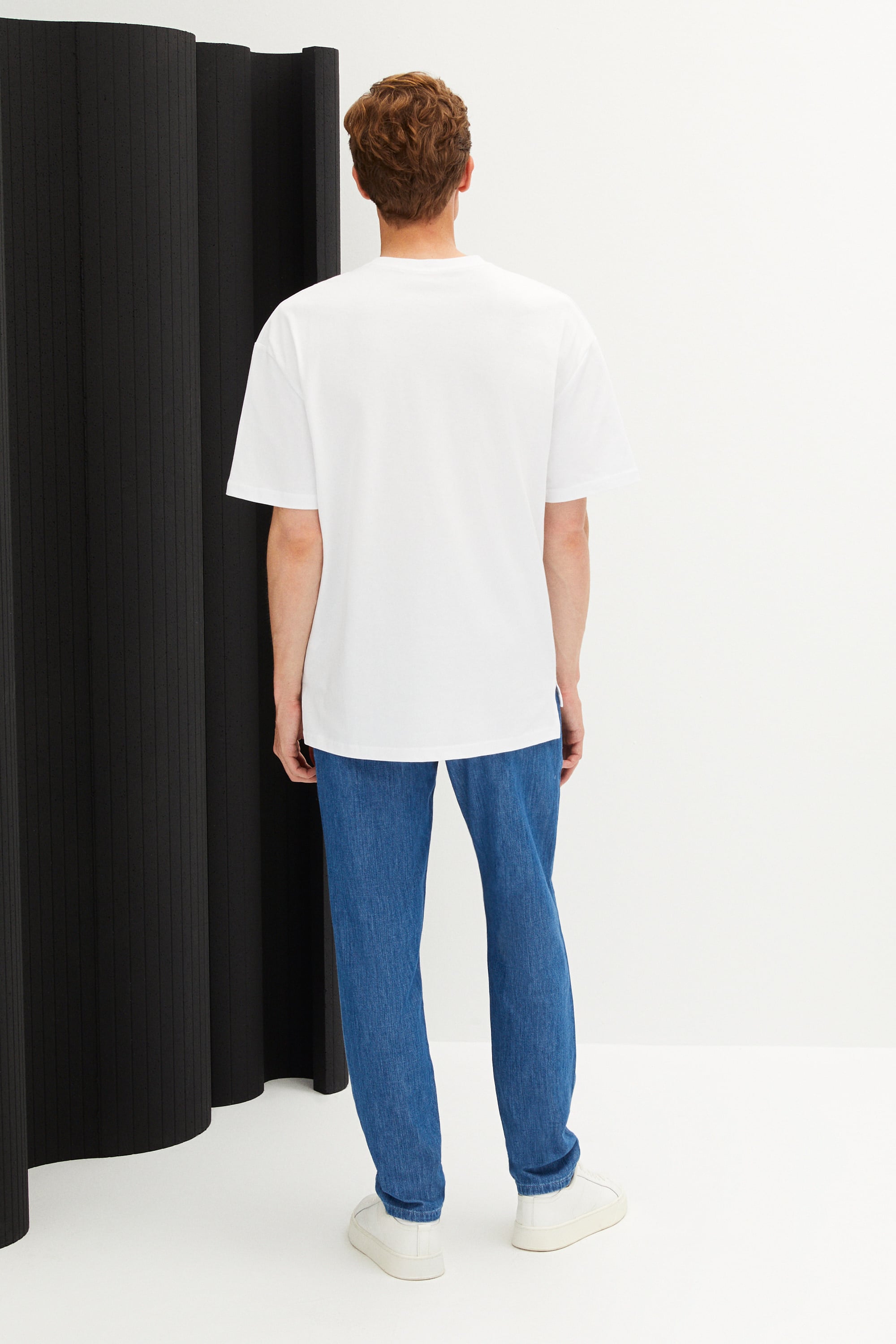 BİSİKLET YAKA KISA KOLLU T-SHIRT