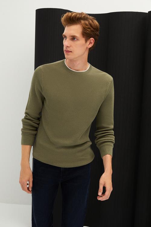  BİSİKLET YAKA TRİKO KAZAK