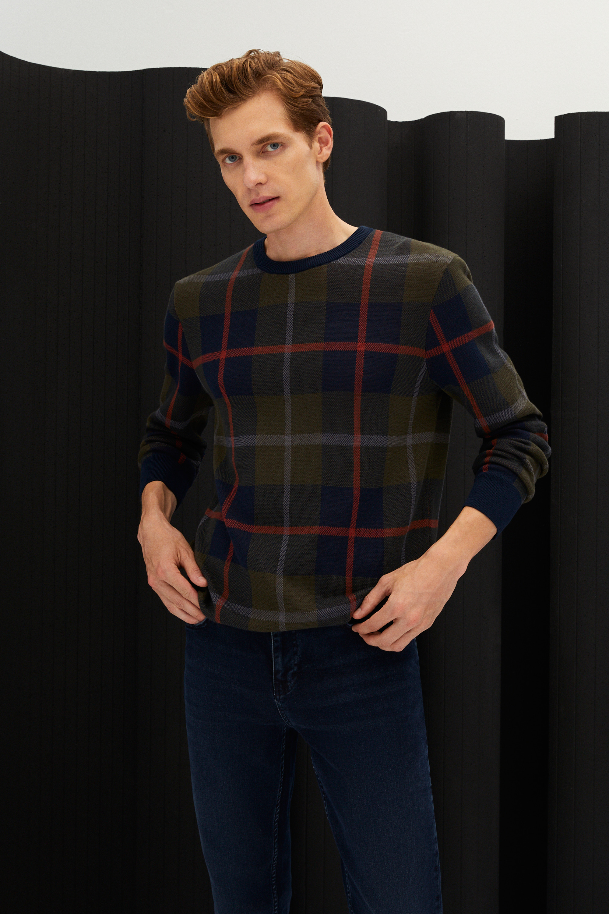 EKOSELİ BİSİKLET YAKA TRİKO KAZAK