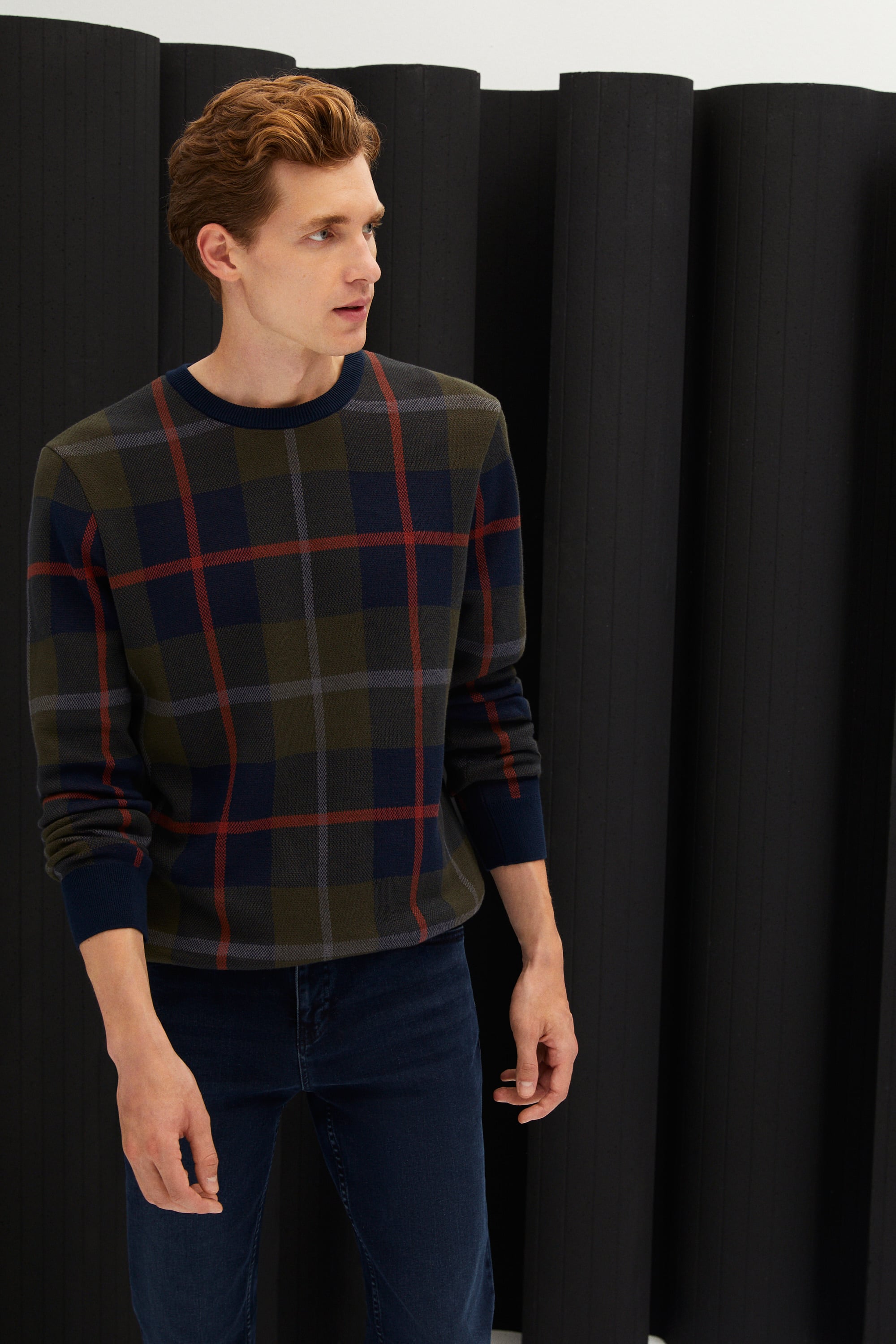 EKOSELİ BİSİKLET YAKA TRİKO KAZAK